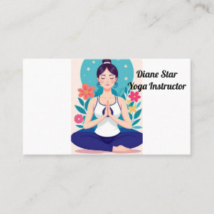 Yoga-instructrice Visitekaartje