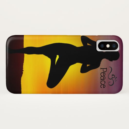 Yoga iPhone Case (Achterkant (horizontaal))