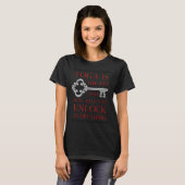 Yoga is de sleutel t-shirt (Voorkant volledig)