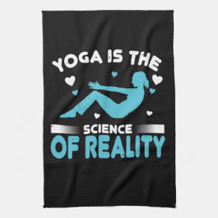 Yoga Is De Wetenschap Van De Werkelijkheid Theedoek