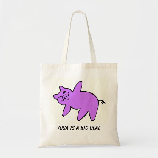 Yoga is een Big Deal - Yoga-Canvas tassen (Voorkant)
