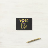 Yoga is een leven-Yoga-medaille Post-it® Notes (Op bureau)