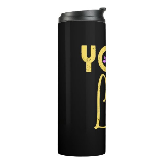 Yoga is een leven-Yoga-medaille Thermosbeker (Gedraaid links)