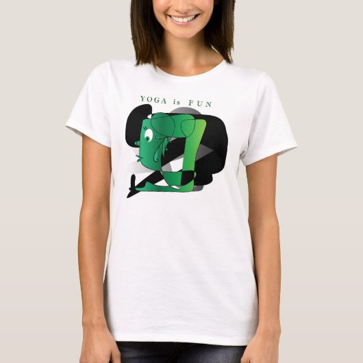 Yoga is Fun t-shirt (Voorkant)