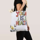 Yoga is gezondheid tote bag (Dichtbij)