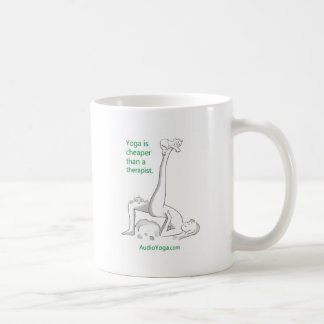 Yoga is goedkoper dan een Therapist Koffiemok