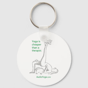 Yoga is goedkoper dan een Therapist Sleutelhanger