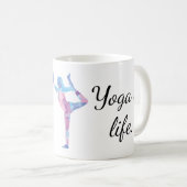 Yoga is leven 1 Mok (Voorkant rechts)