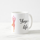 Yoga is leven 2 Mok (Voorkant rechts)