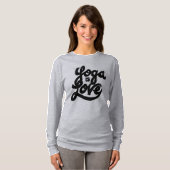 yoga is liefde t-shirt (Voorkant volledig)