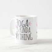 Yoga is mijn ding koffiemok (Voorkant links)