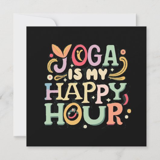 Yoga Is Mijn Gelukkig Uur (Voorkant)