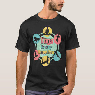 Yoga Is Mijn Gelukkig Uur Meditatie Spiritueel T-shirt