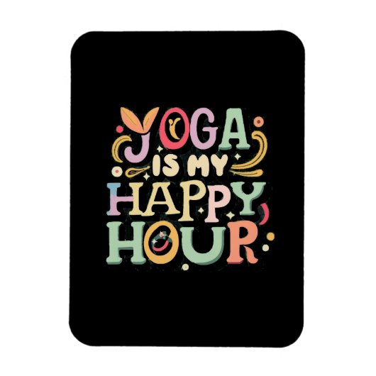 Yoga Is Mijn Geluksuur Magneet (Verticaal)