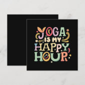 Yoga is mijn Happy Hour (Voorkant / Achterkant)