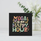 Yoga is mijn Happy Hour (Staand voorkant)
