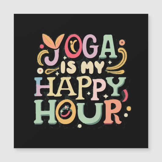 Yoga is mijn Happy Hour (Voorkant)