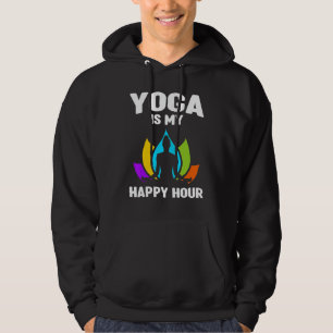 Yoga Is Mijn Happy Hour Guru Sport Workout VS Voor Hoodie