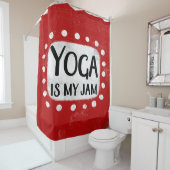 Yoga is mijn jam douchegordijn (In situ)