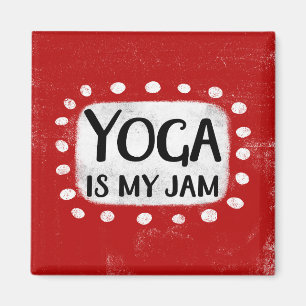 Yoga is mijn Jam koelkastmagneet Magneet
