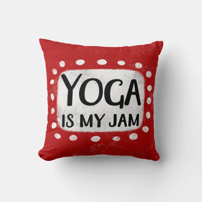 Yoga is mijn Sierkussen (Voorkant)