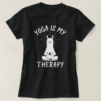 Yoga Is Mijn Therapie – Lama Editie T-shirt
