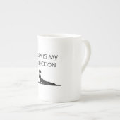 Yoga is mijn verslaving porselein kop (Voorkant rechts)