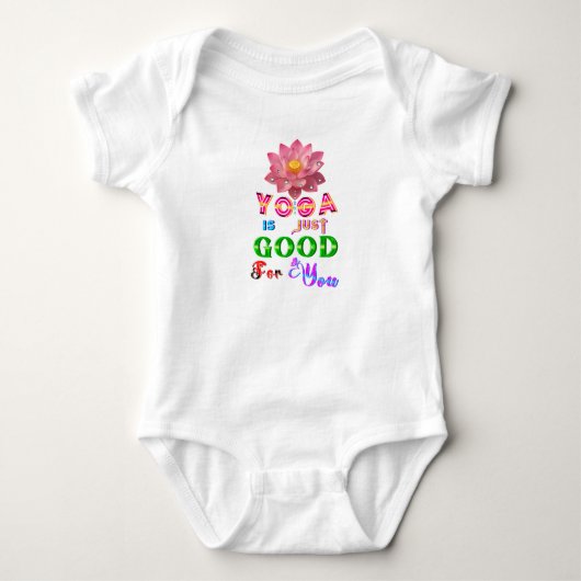 Yoga Jersey Is Gewoon Goed Voor Jou Romper (Voorkant)