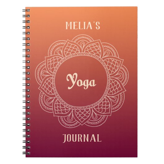 Yoga Journal Notitieboek (Voorkant)
