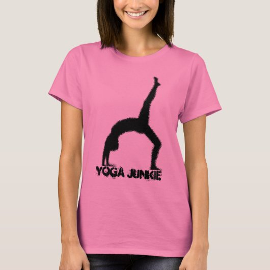 Yoga Junkie T-shirt (Voorkant)