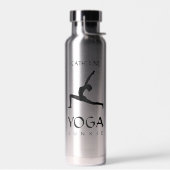 Yoga Junkie Zwart Silhouet 22 oz Waterfles (Links)