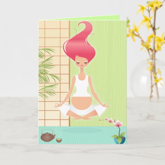 Yoga Kaart (Gele Bloem)