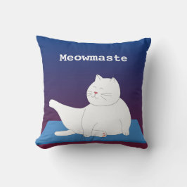 Yoga Kat Sierkussen, 16" x 16" Kussen