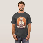 Yoga kat T-shirt (Voorkant volledig)