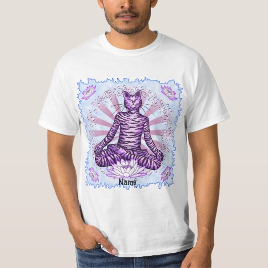 Yoga Kat T-shirt (Voorkant)