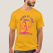 Yoga Kat T-shirt: Bend It Like 2025 grappig ontwer T-shirt (Voorkant)