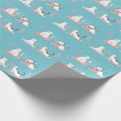 Yoga Katten Lotus Cadeaupapier (Hoek)