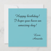 Yoga Katten Lotus Verjaardag Kaart (Achterkant)