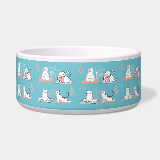 Yoga Katten Lotus Voerbakje (Voorkant)