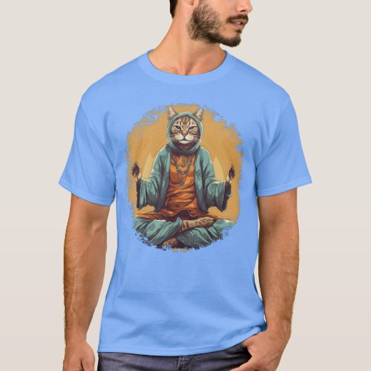 Yoga katten vriend t-shirt (Voorkant)