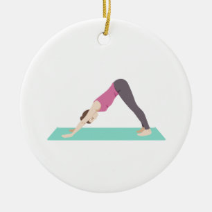 Yoga Keramisch Ornament