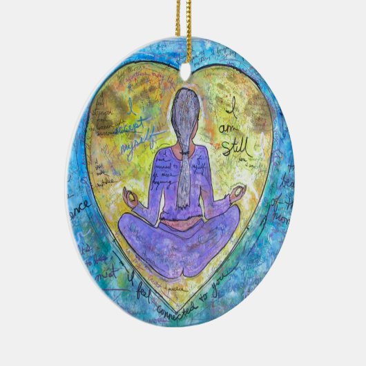 Yoga Keramisch Ornament (Rechts)