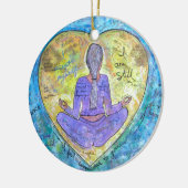 Yoga Keramisch Ornament (Links)