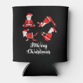 Yoga Kerst Fitness Blikjeskoeler (Voorkant)