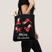 Yoga Kerst Fitness Tote Bag (Dichtbij)