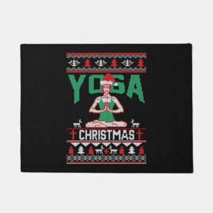 Yoga Kerst Shirt Deurmat