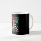 Yoga Kerst Shirt Koffiemok (Voorkant rechts)