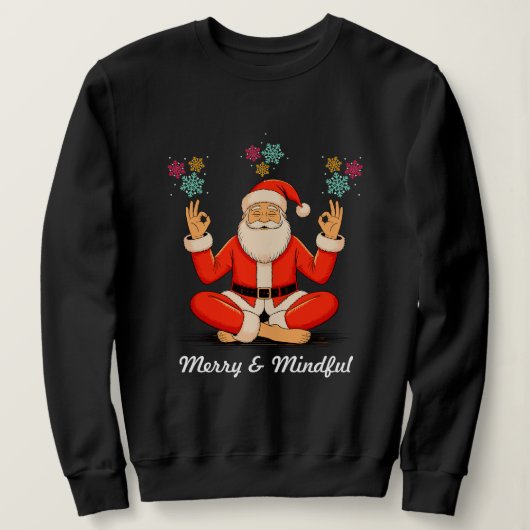 Yoga Kerstman Trui (Design voorkant)