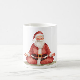 Yoga Kerstmis Sinterklaas poseren Yoga Koffiemok