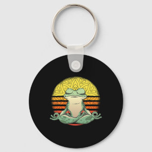 Yoga Kikker Meditatie Sport  Sleutelhanger